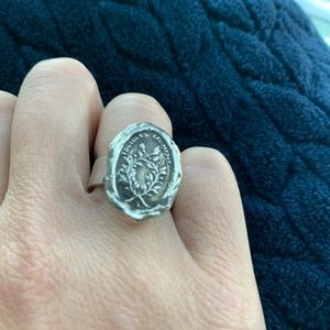 Pyrrha “Integrity” Silver Ring 7 $355